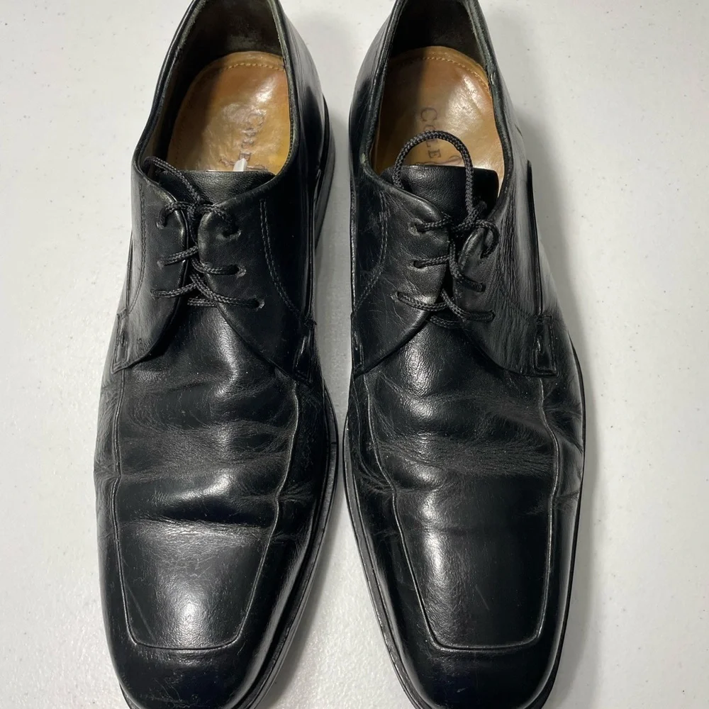 Cole Haan Nike Air Classic Black Leather Men's Shoes Size 9M SB-95